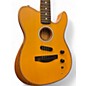 Used Fender Acoustasonic Player Telecaster Vintage Yellow Acoustic Electric Guitar