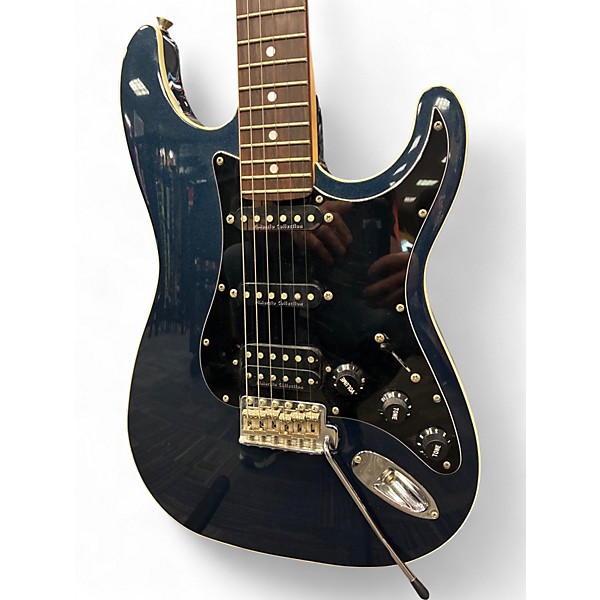 Used Fender AERODYNE MIJ STRATOCASTER HSS BLUE Solid Body Electric Guitar