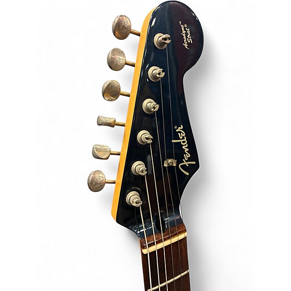 Used Fender AERODYNE MIJ STRATOCASTER HSS BLUE Solid Body Electric Guitar