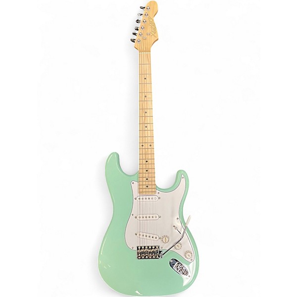 Used Xaviere Strat Style Seafoam Green Solid Body Electric Guitar