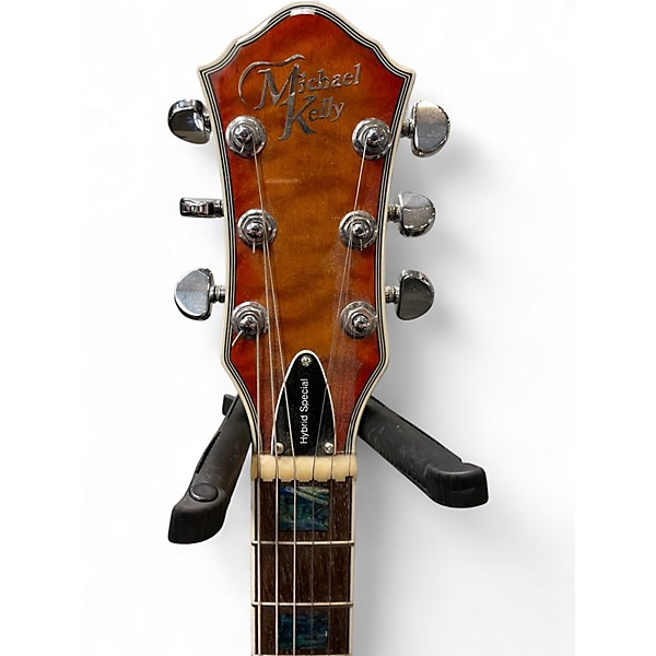 Used Michael Kelly Hybrid Special Sunburst Hollow Body Electric Guitar