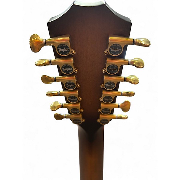 Used Taylor Builder's Edition 652ce 12 String Honey Wild Burst 12 String Acoustic Electric Guitar