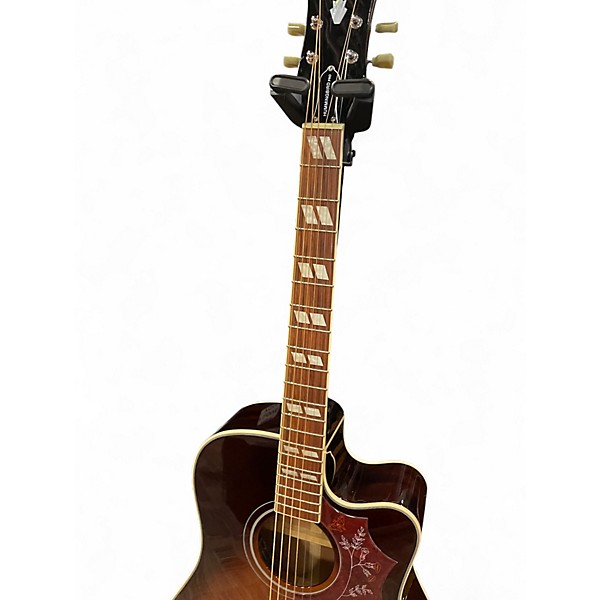 Used Epiphone HUMMINGBIRD PERFORMER PRO Vintage Sunburst Acoustic Electric Guitar