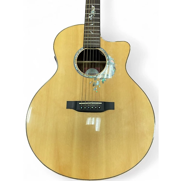 Used Trumon Wing 980TF-S3 Natural Acoustic Electric Guitar
