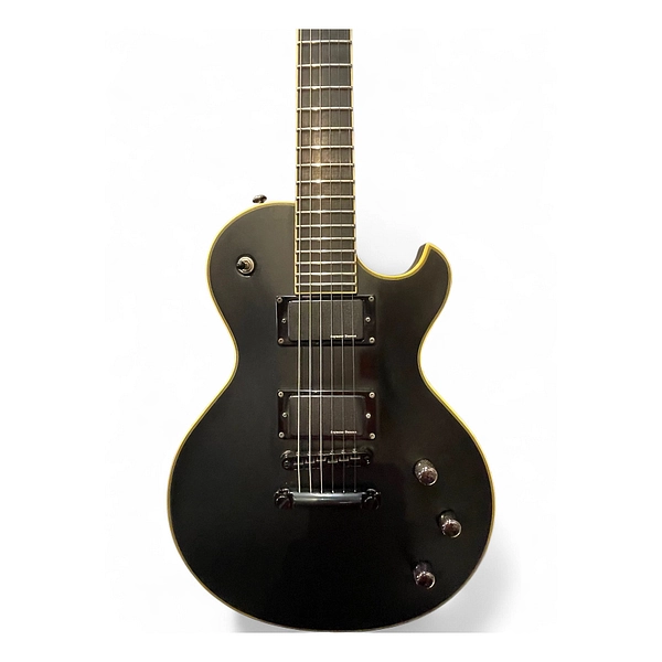 Used Schecter Guitar Research Blackjack ATX Solo 6 Flat Black Solid Body Electric Guitar