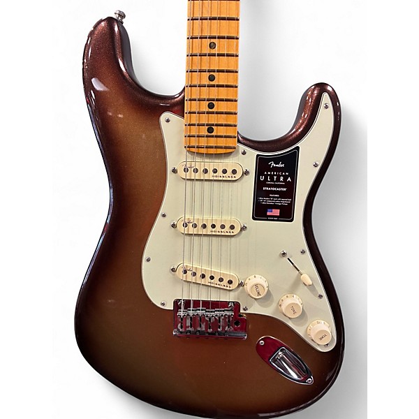 Used Fender American Ultra Stratocaster Mocha Burst Solid Body Electric Guitar