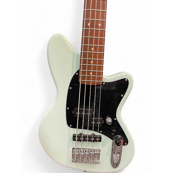 Used Ibanez TMB35 Talman 5-String Electric Bass Mint Green Mint Green Electric Bass Guitar