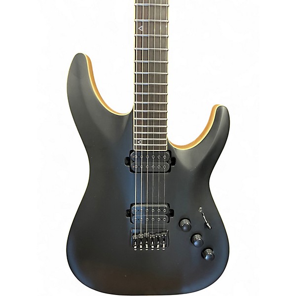 Used Schecter Guitar Research Apocalypse BLACK SATIN Solid Body Electric Guitar
