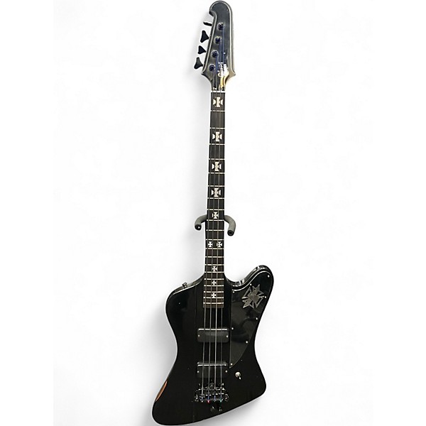 Used 2001 Gibson Blackbird Black Electric Bass Guitar