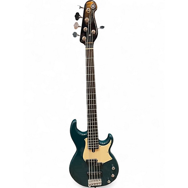 Used Yamaha BB435 Teal Electric Bass Guitar