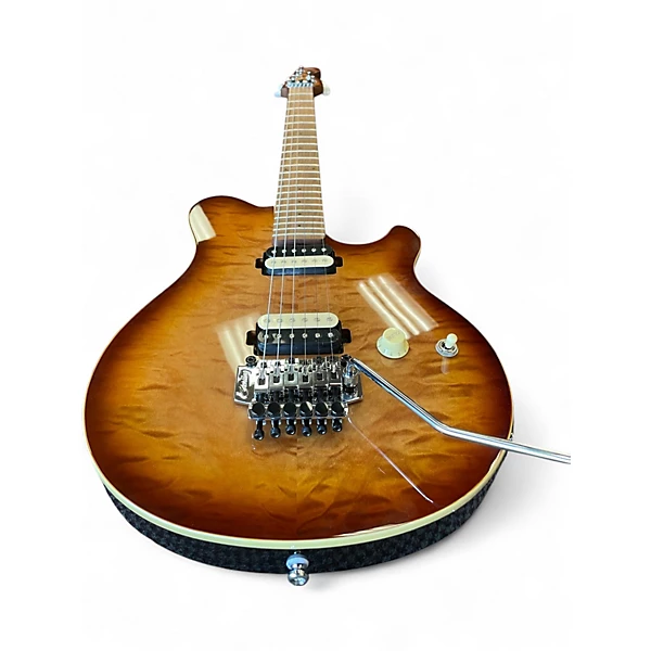 Used Sterling by Music Man AX50 AXIS Sunburst Solid Body Electric Guitar