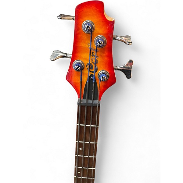 Used Cort Action Deluxe Plus Cherry Red SUnburst Electric Bass Guitar