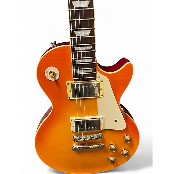 Used Epiphone 1959 Reissue Les Paul Standard Lemonburst Solid Body Electric Guitar