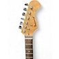Used Burswood Strat style Black Solid Body Electric Guitar