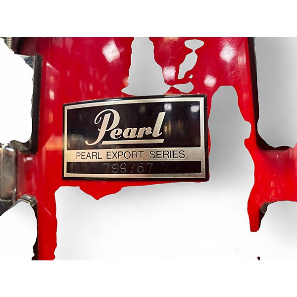 Used Pearl 6 Piece 1987 Export Red Drum Kit