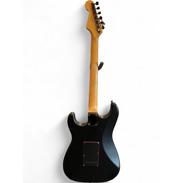 Used 2020 Fender Made in Japan Limited Noir Stratocaster Satin Black Solid Body Electric Guitar