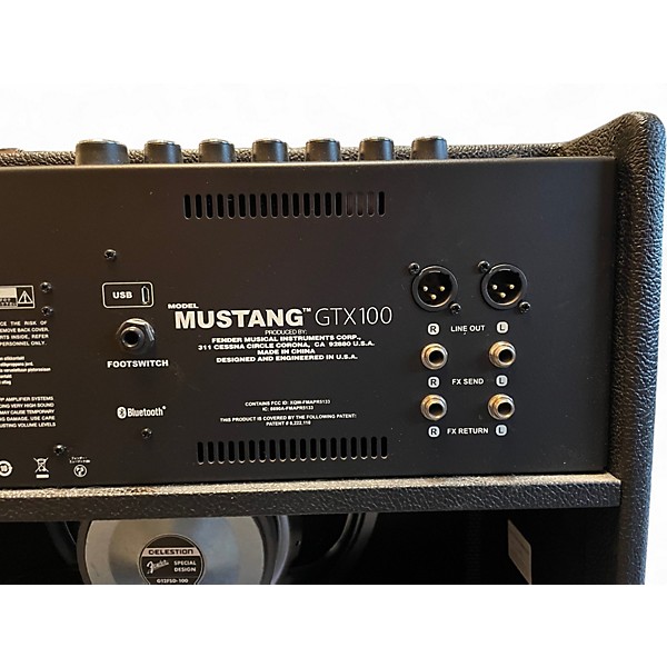 Used 2020s Fender GTX100 MUSTANG 100W COMBO Guitar Combo Amp