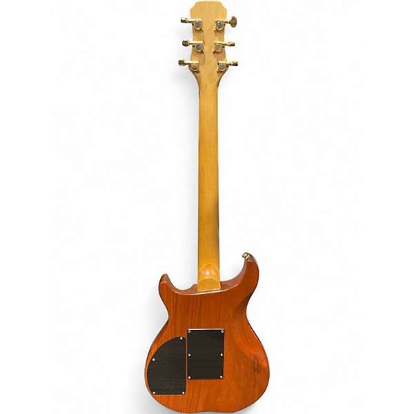 Used Samba Double Cut Natural Solid Body Electric Guitar