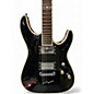 Used Schecter Guitar Research C1-ELITE Ebony Solid Body Electric Guitar