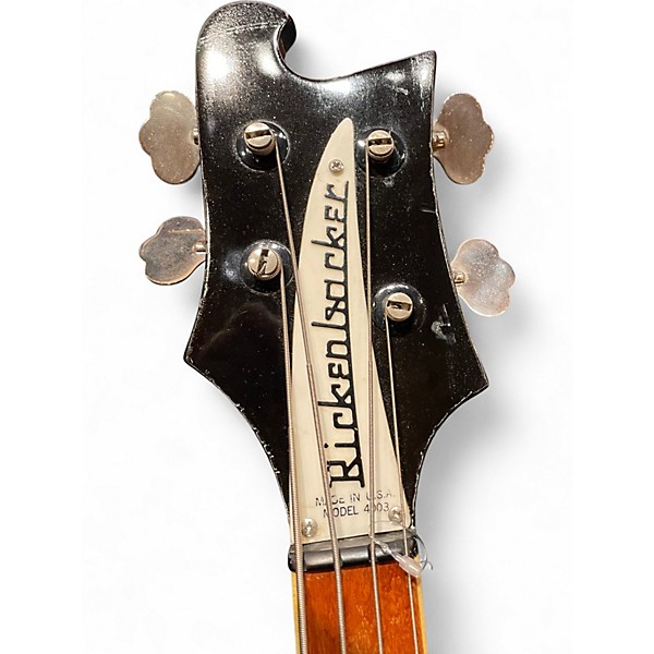 Vintage 1981 Rickenbacker 4003 Black Electric Bass Guitar