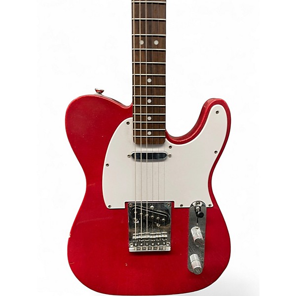 Used 2022 Squier Bullet Telecaster RED SPARKLE Solid Body Electric Guitar