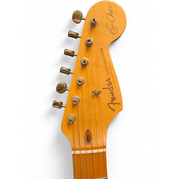 Used 1998 Fender Artist Series Eric Clapton Stratocaster White Solid Body Electric Guitar