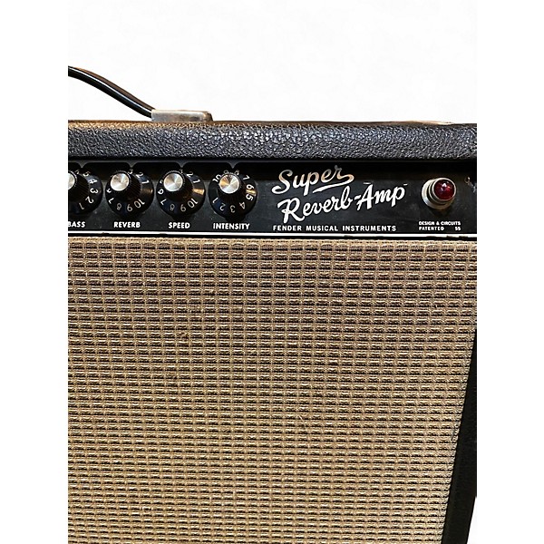 Vintage 1966 Fender Super Reverb 4x10 Tube Guitar Combo Amp