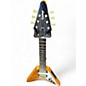 Used 1998 Epiphone 1958 Korina Flying V Aged Natural Solid Body Electric Guitar