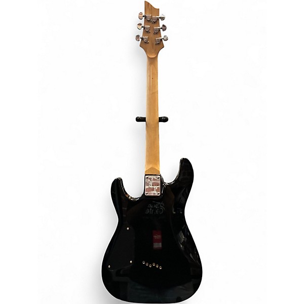 Used Schecter Guitar Research Omen 6 Black Solid Body Electric Guitar