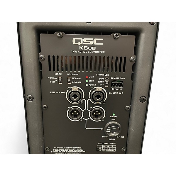 Used QSC KSUB Powered Subwoofer