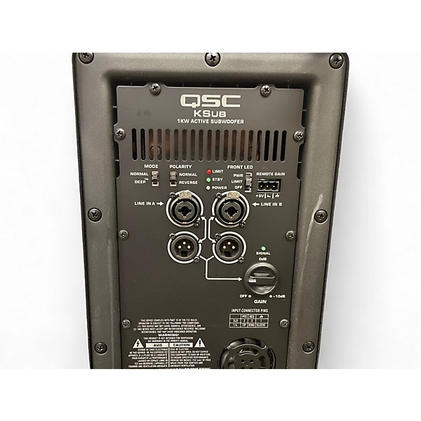 Used QSC KSUB Powered Subwoofer
