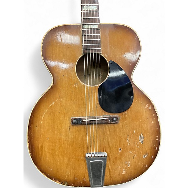 Vintage 1960s Kay K23 Vintage Sunburst Acoustic Guitar
