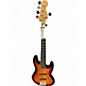 Used Squier Deluxe Jazz Bass Active V 5 String 3 Color Sunburst Electric Bass Guitar thumbnail
