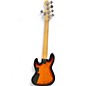 Used Squier Deluxe Jazz Bass Active V 5 String 3 Color Sunburst Electric Bass Guitar