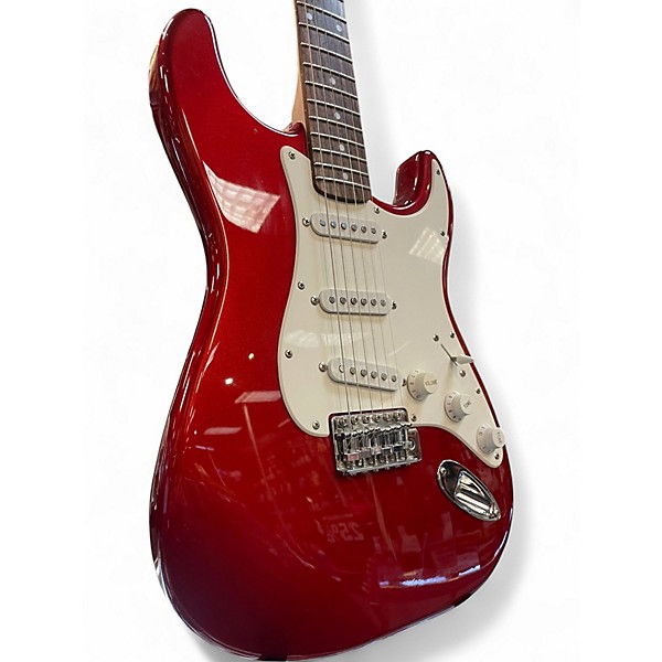Used Squier Affinity Stratocaster Red Solid Body Electric Guitar