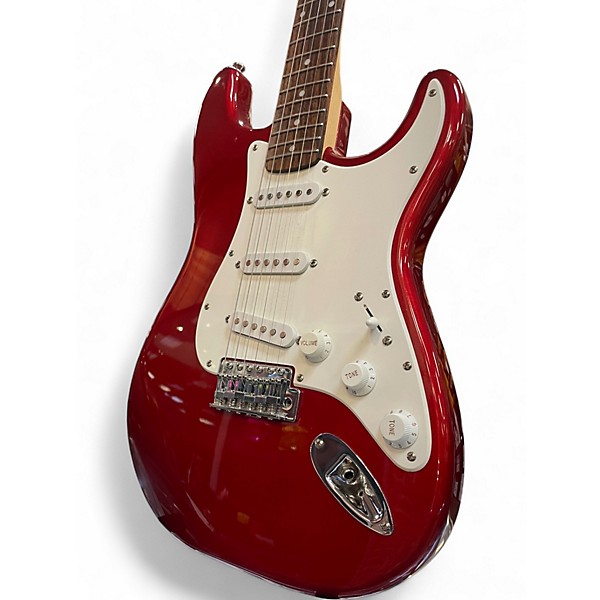 Used Squier Affinity Stratocaster Red Solid Body Electric Guitar