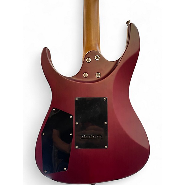 Used Leo Jaymz Hurricane Purple Burst Solid Body Electric Guitar