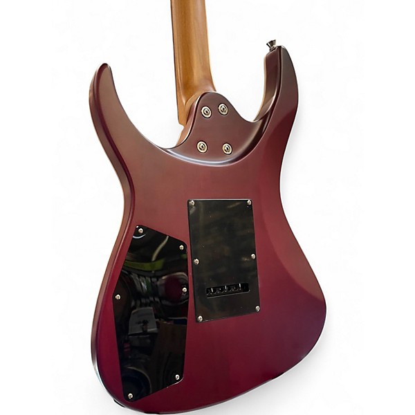 Used Leo Jaymz Hurricane Purple Burst Solid Body Electric Guitar