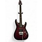 Used Schecter Guitar Research C1 FR Platinum Crimson Red Burst Solid Body Electric Guitar thumbnail