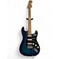 Used Fender Player II Stratocaster 70th Anniversary HSS Plus Top Blue Burst Solid Body Electric Guitar thumbnail