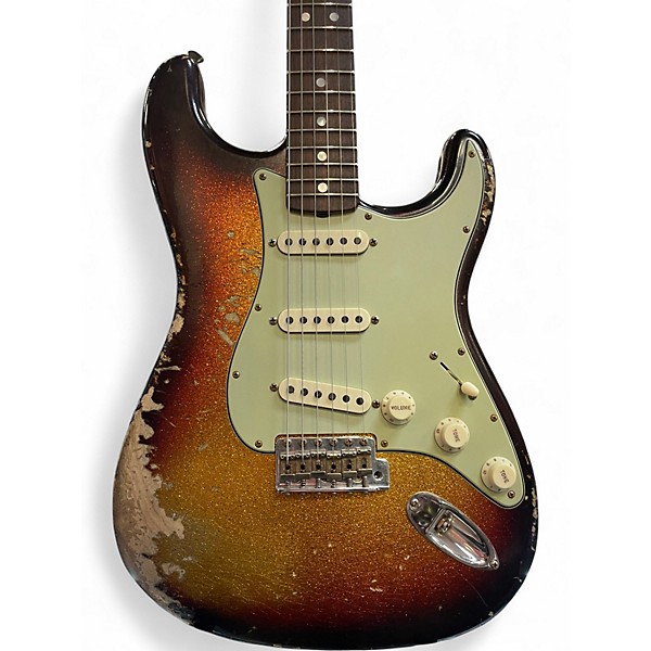 Used 2025 Fender Custom Shop 65 Stratocaster Heavy Relic Super Faded Aged Solid Body Electric Guitar