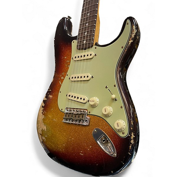 Used 2025 Fender Custom Shop 65 Stratocaster Heavy Relic Super Faded Aged Solid Body Electric Guitar