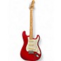 Vintage 1989 Fender Standard Stratacoustic Candy Apple Red Acoustic Electric Guitar thumbnail