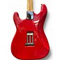 Vintage 1989 Fender Standard Stratacoustic Candy Apple Red Acoustic Electric Guitar