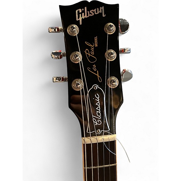 Used 2010 Gibson Les Paul Classic Cherry Sunburst Solid Body Electric Guitar