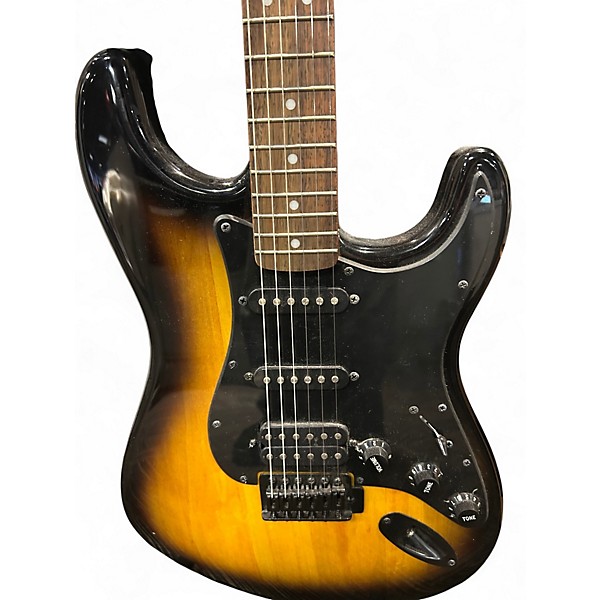 Used Squier Bullet Stratocaster HSS Tobacco Burst Solid Body Electric Guitar