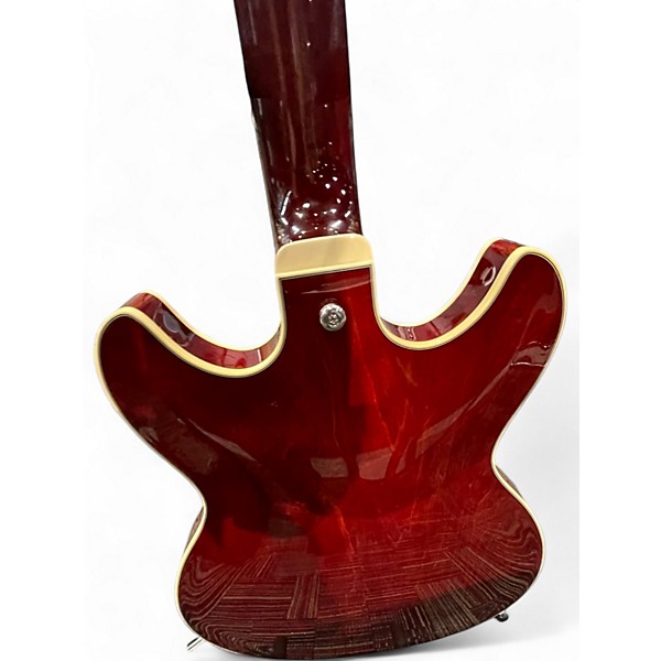 Used 2001 Ibanez AS73 Artcore Trans Red Hollow Body Electric Guitar