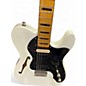 Used Squier Classic Vibe 70s Thinline Telecaster Olympic White Hollow Body Electric Guitar
