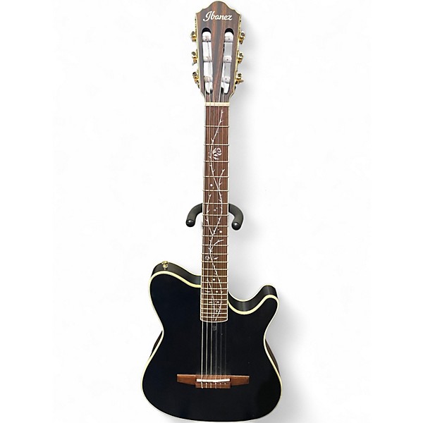 Used Ibanez TOD10N TIM HENSON BLACK Classical Acoustic Electric Guitar