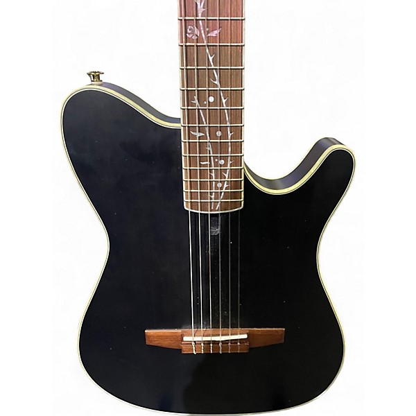 Used Ibanez TOD10N TIM HENSON BLACK Classical Acoustic Electric Guitar